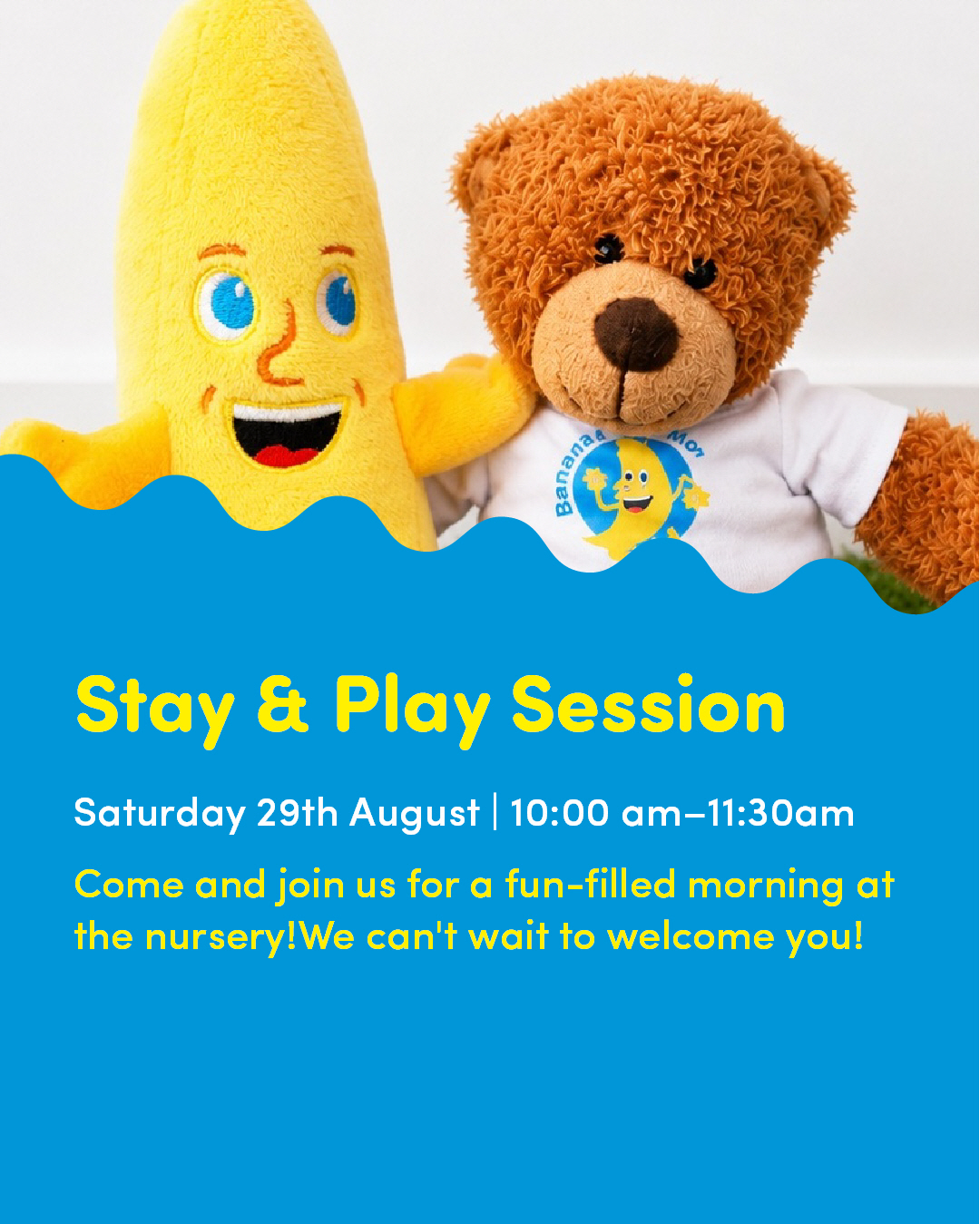Stay & Play Session at Banana Moon Dyce | Saturday 29th August